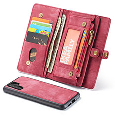 Coque Portefeuille Livre Cuir Etui Clapet T03 pour Huawei P30 Pro Rouge