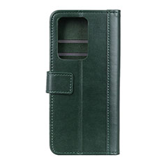 Coque Portefeuille Livre Cuir Etui Clapet T03 pour Huawei P40 Pro+ Plus Vert