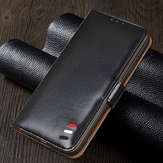 Coque Portefeuille Livre Cuir Etui Clapet T03 pour Oppo A92 Noir