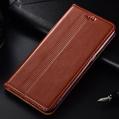 Coque Portefeuille Livre Cuir Etui Clapet T03 pour Samsung Galaxy Note 10 Plus Orange