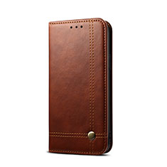 Coque Portefeuille Livre Cuir Etui Clapet T03 pour Xiaomi Redmi 9A Marron