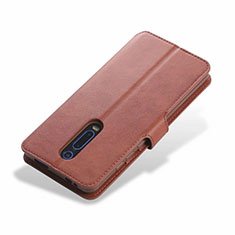 Coque Portefeuille Livre Cuir Etui Clapet T03 pour Xiaomi Redmi K20 Marron