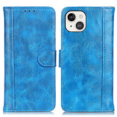 Coque Portefeuille Livre Cuir Etui Clapet T04 pour Apple iPhone 14 Bleu