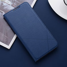 Coque Portefeuille Livre Cuir Etui Clapet T04 pour Huawei Honor 20E Bleu