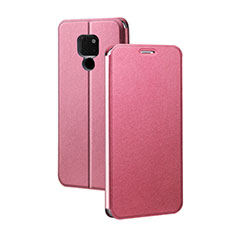 Coque Portefeuille Livre Cuir Etui Clapet T04 pour Huawei Mate 20 X 5G Rose