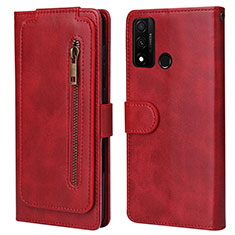 Coque Portefeuille Livre Cuir Etui Clapet T04 pour Huawei Nova Lite 3 Plus Rouge