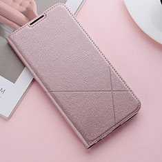 Coque Portefeuille Livre Cuir Etui Clapet T04 pour Huawei P Smart+ Plus (2019) Or Rose