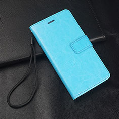 Coque Portefeuille Livre Cuir Etui Clapet T04 pour Huawei P30 Lite XL Bleu Ciel