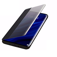Coque Portefeuille Livre Cuir Etui Clapet T04 pour Huawei P30 Pro New Edition Noir