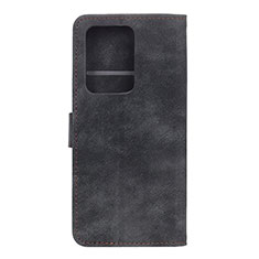 Coque Portefeuille Livre Cuir Etui Clapet T04 pour Huawei P40 Pro+ Plus Noir