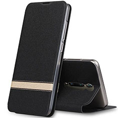 Coque Portefeuille Livre Cuir Etui Clapet T04 pour Xiaomi Mi 9T Pro Noir