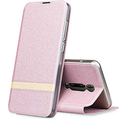 Coque Portefeuille Livre Cuir Etui Clapet T04 pour Xiaomi Mi 9T Pro Or Rose