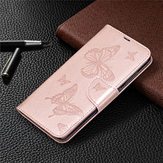 Coque Portefeuille Livre Cuir Etui Clapet T04 pour Xiaomi Redmi 10X 4G Or Rose