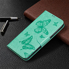 Coque Portefeuille Livre Cuir Etui Clapet T04 pour Xiaomi Redmi 10X 4G Vert