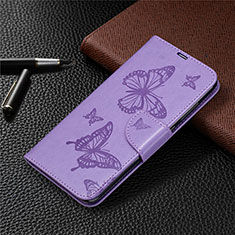 Coque Portefeuille Livre Cuir Etui Clapet T04 pour Xiaomi Redmi 10X 4G Violet