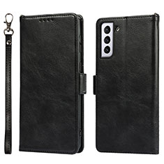 Coque Portefeuille Livre Cuir Etui Clapet T04D pour Samsung Galaxy S23 Plus 5G Noir