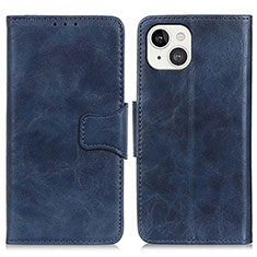 Coque Portefeuille Livre Cuir Etui Clapet T05 pour Apple iPhone 13 Bleu