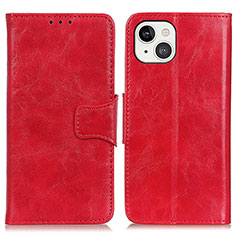 Coque Portefeuille Livre Cuir Etui Clapet T05 pour Apple iPhone 13 Mini Rouge