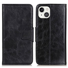 Coque Portefeuille Livre Cuir Etui Clapet T05 pour Apple iPhone 14 Noir