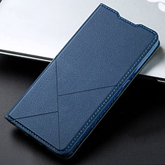 Coque Portefeuille Livre Cuir Etui Clapet T05 pour Huawei Honor 20i Bleu