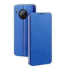 Coque Portefeuille Livre Cuir Etui Clapet T05 pour Huawei Mate 30 Pro Bleu