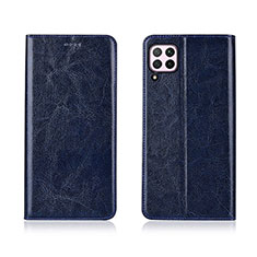 Coque Portefeuille Livre Cuir Etui Clapet T05 pour Huawei Nova 7i Bleu