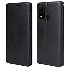 Coque Portefeuille Livre Cuir Etui Clapet T05 pour Huawei P Smart (2020) Noir