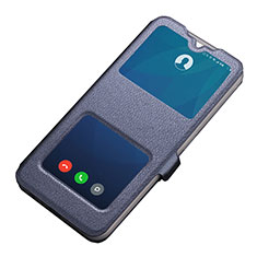 Coque Portefeuille Livre Cuir Etui Clapet T05 pour Oppo RX17 Pro Bleu