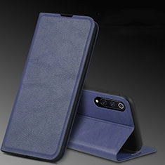 Coque Portefeuille Livre Cuir Etui Clapet T05 pour Xiaomi Mi A3 Bleu