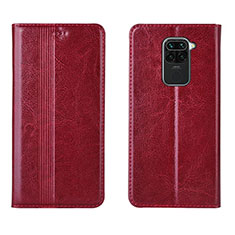 Coque Portefeuille Livre Cuir Etui Clapet T05 pour Xiaomi Redmi 10X 4G Rouge