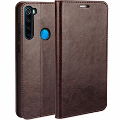 Coque Portefeuille Livre Cuir Etui Clapet T05 pour Xiaomi Redmi Note 8T Marron