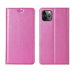 Coque Portefeuille Livre Cuir Etui Clapet T06 pour Apple iPhone 11 Pro Max Rose