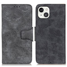 Coque Portefeuille Livre Cuir Etui Clapet T06 pour Apple iPhone 14 Noir