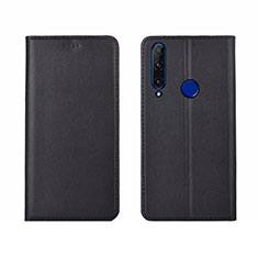 Coque Portefeuille Livre Cuir Etui Clapet T06 pour Huawei Honor 20 Lite Noir