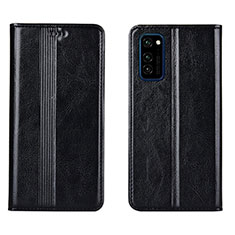 Coque Portefeuille Livre Cuir Etui Clapet T06 pour Huawei Honor V30 5G Noir