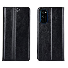 Coque Portefeuille Livre Cuir Etui Clapet T06 pour Huawei Honor View 30 Pro 5G Noir