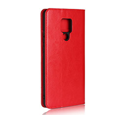 Coque Portefeuille Livre Cuir Etui Clapet T06 pour Huawei Mate 20 X 5G Rouge