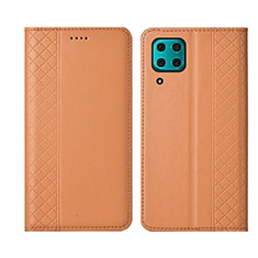 Coque Portefeuille Livre Cuir Etui Clapet T06 pour Huawei Nova 7i Orange