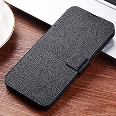 Coque Portefeuille Livre Cuir Etui Clapet T06 pour Huawei P30 Lite Noir