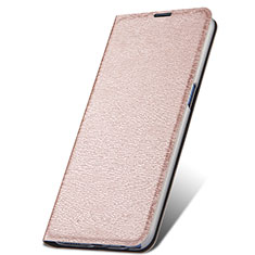 Coque Portefeuille Livre Cuir Etui Clapet T06 pour Oppo R17 Pro Or Rose