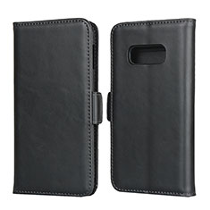 Coque Portefeuille Livre Cuir Etui Clapet T06 pour Samsung Galaxy S10e Noir