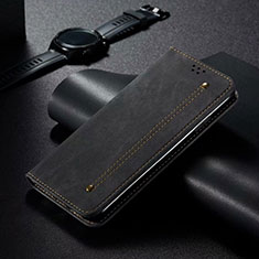 Coque Portefeuille Livre Cuir Etui Clapet T06 pour Xiaomi Mi 10 Pro Noir