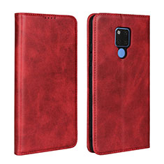 Coque Portefeuille Livre Cuir Etui Clapet T07 pour Huawei Mate 20 X 5G Rouge