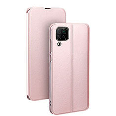 Coque Portefeuille Livre Cuir Etui Clapet T07 pour Huawei Nova 7i Or Rose