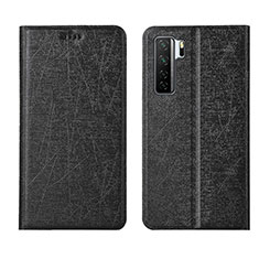 Coque Portefeuille Livre Cuir Etui Clapet T07 pour Huawei P40 Lite 5G Noir