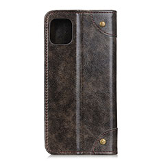 Coque Portefeuille Livre Cuir Etui Clapet T07 pour Xiaomi Mi 11 Lite 4G Marron