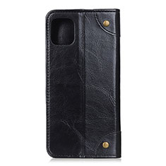 Coque Portefeuille Livre Cuir Etui Clapet T07 pour Xiaomi Mi 11 Lite 5G Noir