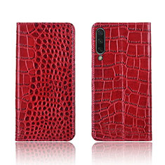 Coque Portefeuille Livre Cuir Etui Clapet T07 pour Xiaomi Mi A3 Rouge