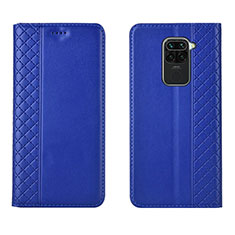 Coque Portefeuille Livre Cuir Etui Clapet T07 pour Xiaomi Redmi 10X 4G Bleu