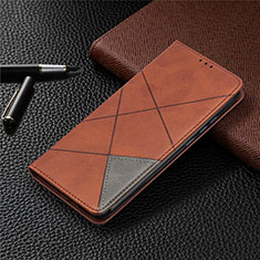 Coque Portefeuille Livre Cuir Etui Clapet T07 pour Xiaomi Redmi 9A Marron